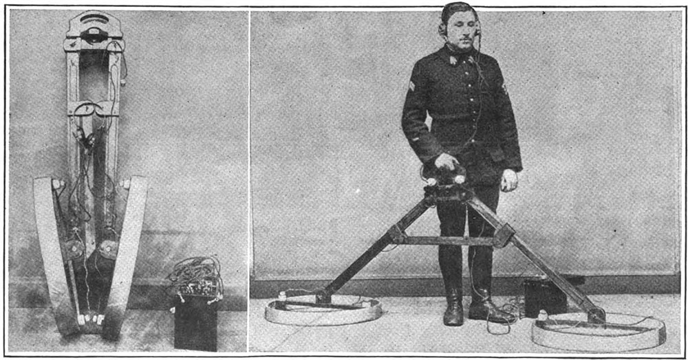 Metal detector from World War 1